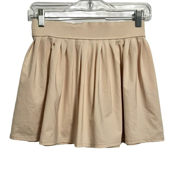 kate spade Dresses & Skirts - KATE SPADE MINI PLEATED ATHLETIC SKIRT SMALL NUDE LIGHT PEACH COLOR STRETCH PLEA